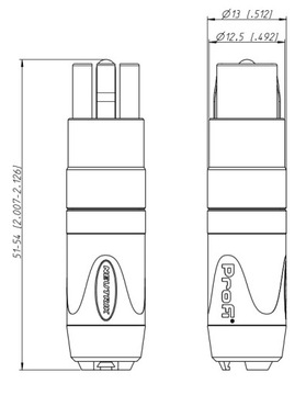 NEUTRIK NF2C-B/2 штекер RCA x2 CINCH CHNICH Hi-End