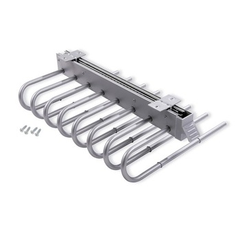 EMUCA Wysuwany wieszak, lewy, malowane aluminium