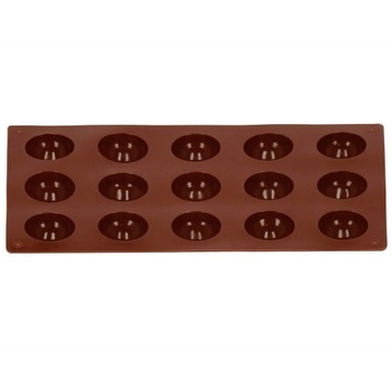 СИЛИКОНОВАЯ ФОРМА ДЛЯ ВЫПЕЧКИ МОНОПОРЦИИ ШОКОЛАДНЫХ МАББЛОВ, ПОЛУСФЕРА