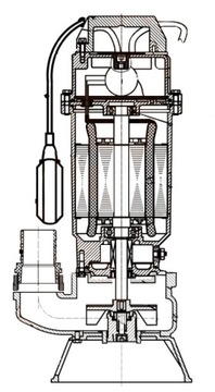НАСОС FURIATKA 1100 ДЛЯ Септика, грязная, чистая вода, измельчитель + шланг 30 м