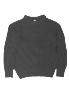 SWETER MĘSKI H&M AKRYL M CZARNY