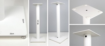 2x СТОЙКА СТОЙКА СТОЙКА ДЛЯ КОЛОНКИ СТОЙКА ДЛЯ КОЛОНКИ белая 40см