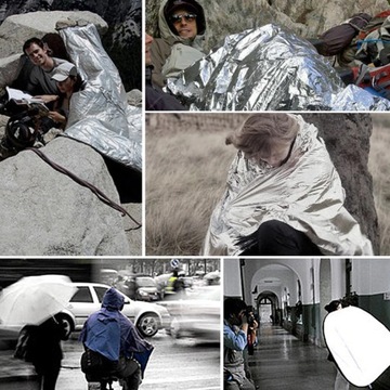 АВАРИЙНОЕ ТЕРМООДЕЯЛО ИЗ ФОЛЬГИ MAT OF LIFE 130X210 СМ