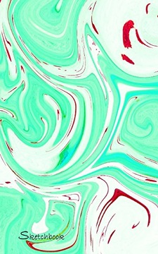 Sketchbook, Small Sketchbook: Small Sketchbook Marble Sketchbook, Sketchboo