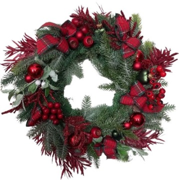 WIANEK WIENIEC STROIK ŚWIĄTECZNY NA DRZWI ŚCIANĘ