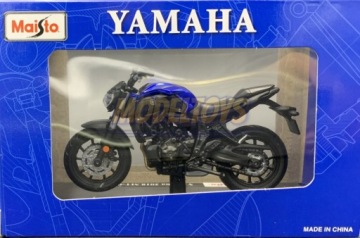 Модель YAMAHA MT-07 2018 на стенде 1:18 Maisto
