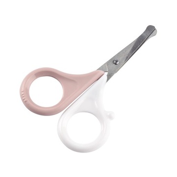 Beaba Nożyczki do paznokci w etui Old Pink