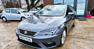 Seat Leon III ST Facelifting 1.4 EcoTSI 150KM 2018 Seat Leon BENZYNA AUTOMAT KAMERA skora alcantara 2x pdc serwis aso, zdjęcie 1