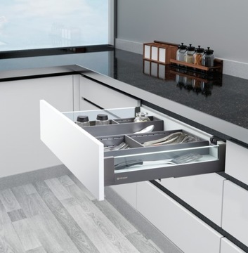 LED MagicBox L-500 H-80 АНТРАЦИТ LED выдвижной ящик