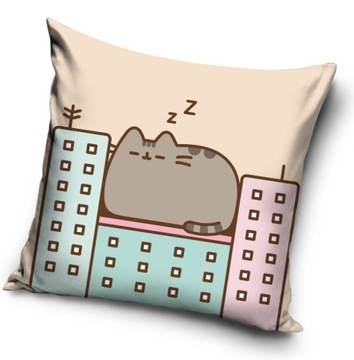KOTEK PUSHEEN DZIECIĘCA Poszewka na poduszkę 40 x 40 cm Jasiek