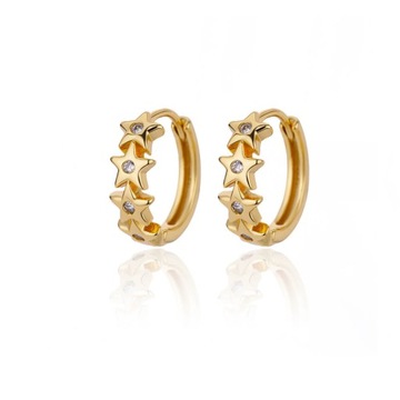 Elegant Round Earrings for Women Girls Luxury