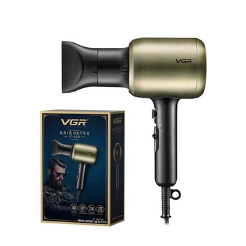 VGR V-453 Suszarka do włosów BARBER 2200W ZŁOTA