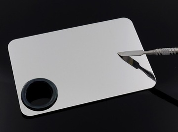 AG167F ПАЛИТРА ДЛЯ СМЕШИВАНИЯ КОСМЕТИКИ + РАДЕЛЬ