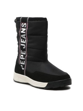 PEPE JEANS Śniegowce Jarvis Young PGS50183 Black 9