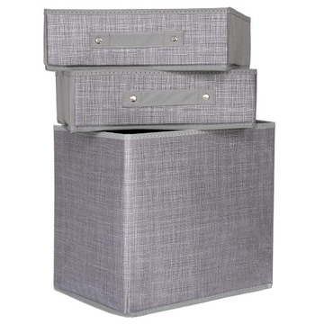 ОРГАНАЙЗЕР ДЛЯ ЯЩИКОВ, ШКАФОВ ДЛЯ БЕЛЬЯ, НОСКОВ, НАБОР ДЛЯ БЕЛЬЯ 3x КОРОБКА