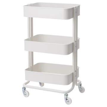 IKEA RASKOG wózek kuchenny, barek na kółkach BIAŁY