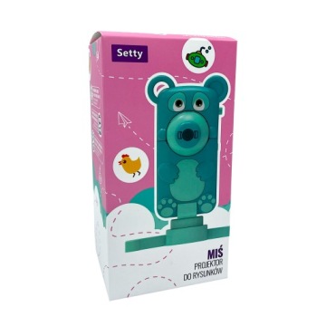 Ведмедик Проектор для малюнків SETTY зелений