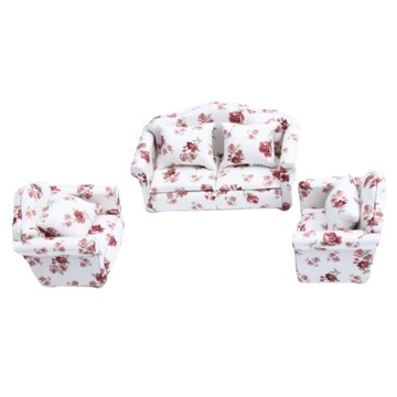 1:12 Miniature Dollhouse Sofa for Doll Sofa Set