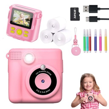 МГНОВЕННАЯ КАМЕРА ТЕРМОПРИНТЕР КАМЕРА ПОДАРОК ​​ДЛЯ ДЕТЕЙ