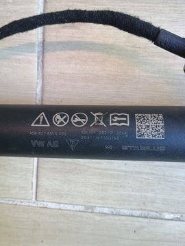 ELEKTRICKÁ PRUŽINA TLUMIČ ZADNÍ KRYT PORSCHE MACAN 95B827851G03S