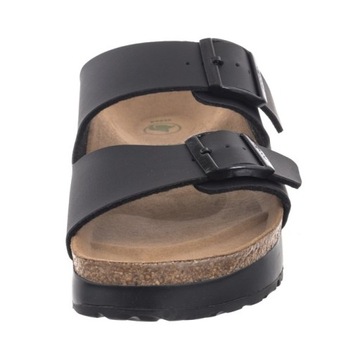 Klapki Damskie Birkenstock 1027395 ARIZONA FLEX PLATFORMBF NARROW Czarne 39