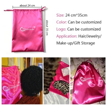 Атласная сумка на шнурке с индивидуальным логотипом. Шелковистая подарочная упаковка для хранения.