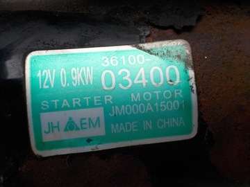 KIA PICANTO II 1.0 1.2 BENZÍN STARTÉR 36100-03400