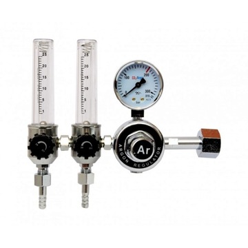 REDUKTOR BUTLOWY MAGNUM SERIA MINI DWA ROTAMETRY AR/CO2 2ROT 200 BAR