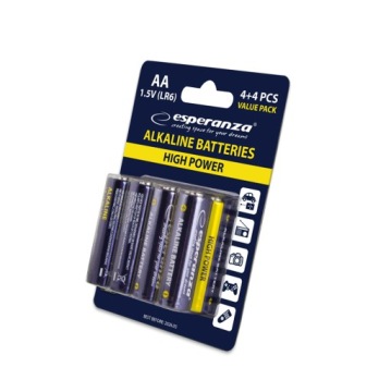 8 щелочных батарей R6 LR6 LR06 AA 1,5 В