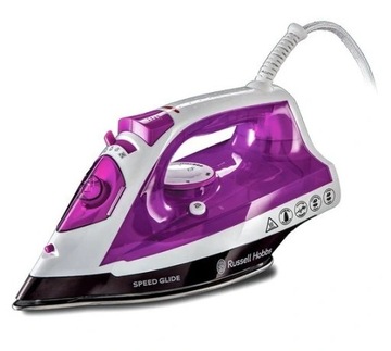 ŻELAZKO Parowe Mocne Niekapiące Wyrzut Pary + SAMOCZYSZCZĄCE RUSSELL HOBBS