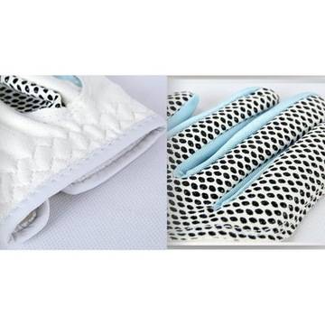 Женские перчатки для гольфа Advantage, противоскользящие спортивные перчатки с ручкой, белые и синие, XXL