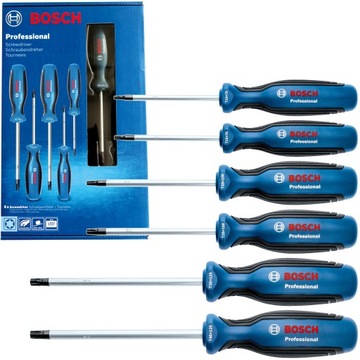 Zestaw śrubokrętów wkrętaków TORX 6szt BOSCH 1600A01V09