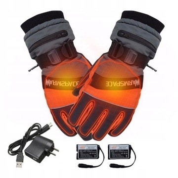 Elektryczne podgrzewane rękawiczki USB Full