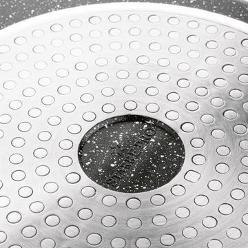 Zestaw 3x PATELNIA Indukcja Podkładki MIARKI Starke Pro Chelsea 20/24/28 cm