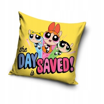 Poszewka Atomówki 40x40 Dziecięca PowerPuff Girls