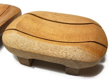 Stylowa Mydelniczka Orient Drewno TEAK Rękodzieło