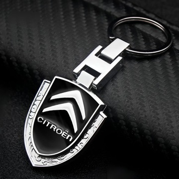 БРЕЛОК ДЛЯ АВТОМОБИЛЬНЫХ КЛЮЧЕЙ CITROEN МЕТАЛЛИЧЕСКИЙ КУЛОН