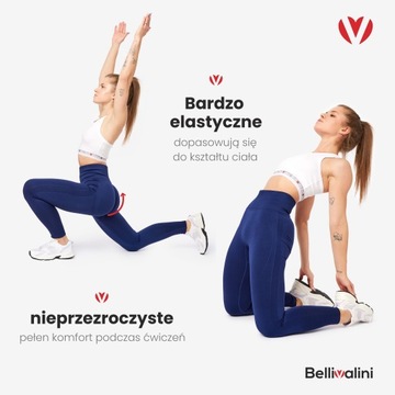 Леггинсы Bellivalini Push Up с высокой талией бесшовные BLV50-254 L