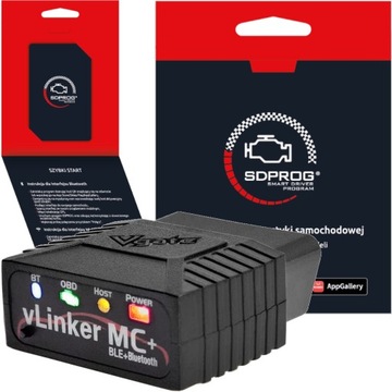 Interfejs diagnostyczny VLinker MC+ Bluetooth 4.0 SDPROG tryb serwisowy DPF