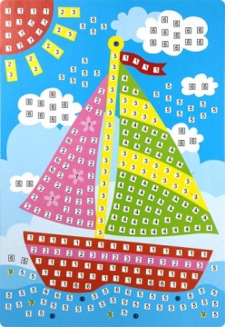 Мозаїка поролонова Вітрильний човен Fun&Joy