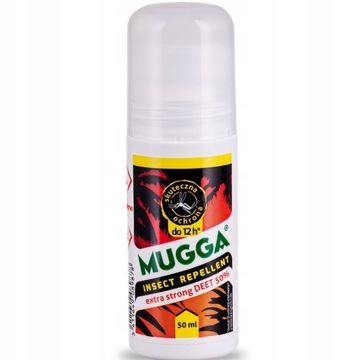 MUGGA Extra Strong 50% roll-on komary kleszcze