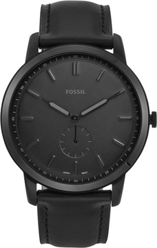 FOSSIL THE MINIMALIST FS5447 ZEGAREK MĘSKI ANALOGOWY KWARCOWY CZARNY