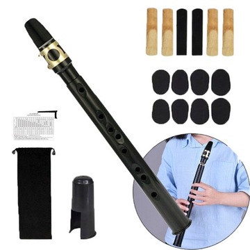 Saksofon kieszonkowy Stroiki POCKETSAX czarny mini saksofon sax pocket