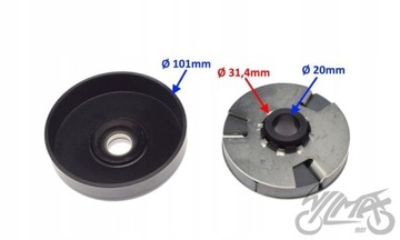 ЗАДНЕЕ СЦЕПЛЕНИЕ ДЛЯ LIFAN GOKART 160 200 ЦЕНТРОБЕЖНОЕ