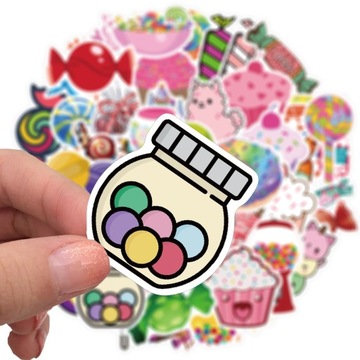 SWEETS MIX СТИКЕРБОМБЫ ДЛЯ НОУТБУКА 50 шт.