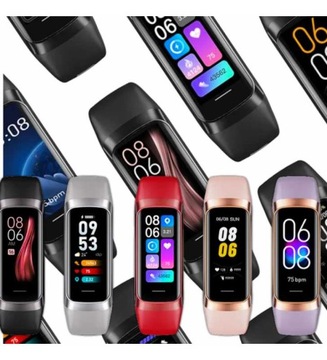 KROKOMIERZ SMARTWATCH OPASKA TLEN KCAL KROK AMOLED
