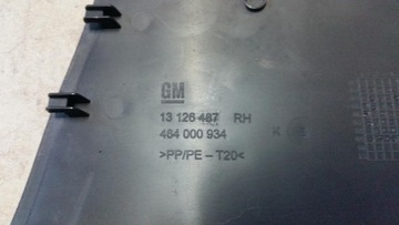 ZÁSLEPKA SEDADLA PRAVÉHO SPOLUJEZDCE OPEL MERIVA A