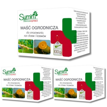 Maść Ogrodnicza Do Smarowania RAN Drzew i Krzewów P-13 AA Sumin 100 g x 3