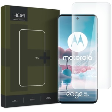 HOFI - SZKŁO HARTOWANE UV DO MOTOROLA EDGE 40 NEO - CLEAR - ZAOKRĄGLONE