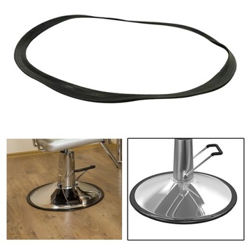 Barber Salon Base Floor Protective Gasket black,